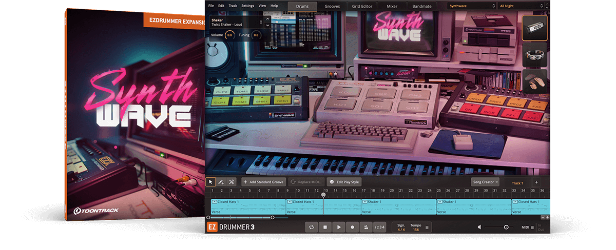Toontrack EZX || Synthwave